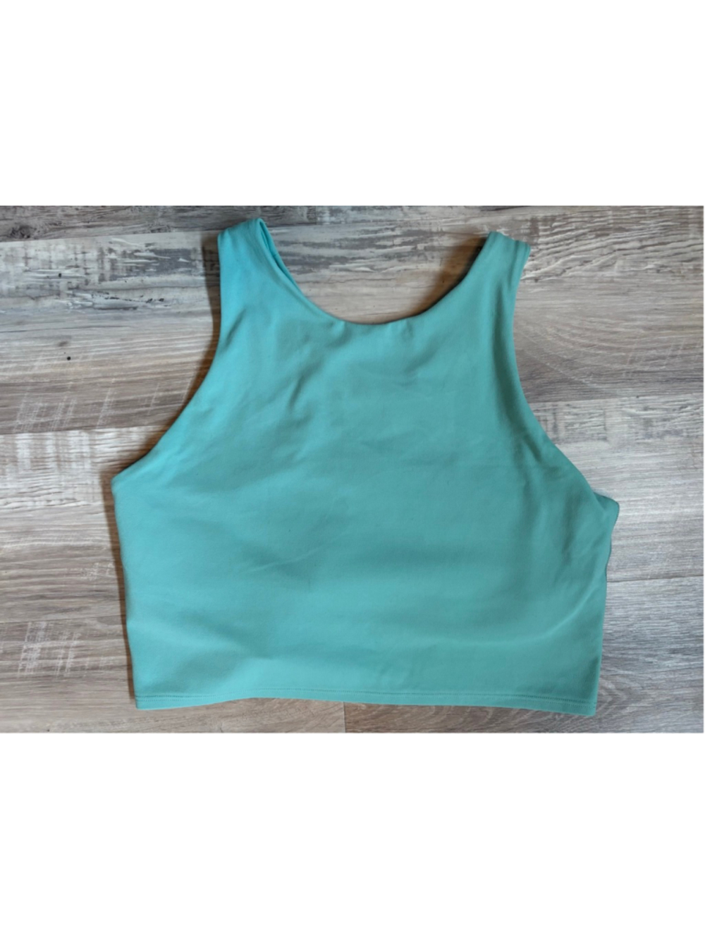 Women's Athleta Teal Crop Tank Top M